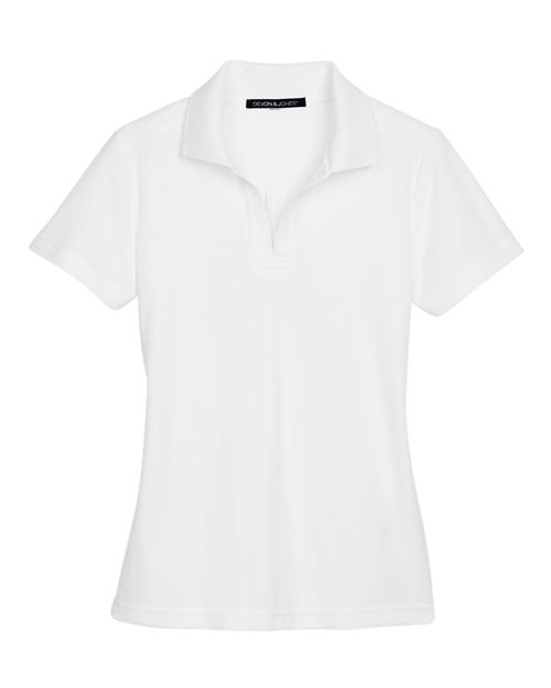 Load image into Gallery viewer, Devon & Jones DG20W Women's CrownLux Performance® Plaited Polo - White