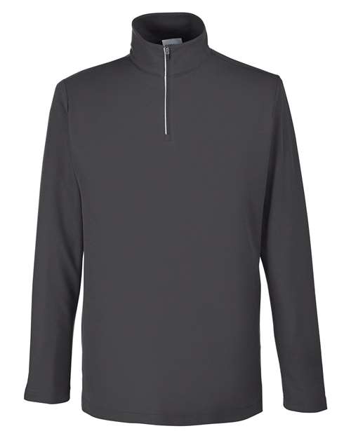 Load image into Gallery viewer, CORE365 CE405 Men's Fusion ChromaSoft™ Pique Quarter-Zip Pullover - Carbon