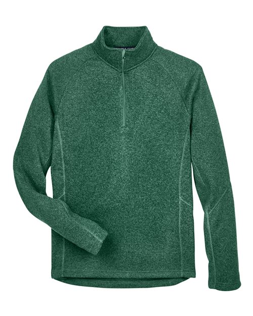 Load image into Gallery viewer, Devon & Jones DG792 Unisex Bristol Sweater Fleece Quarter-Zip Pullover - Forest Heather