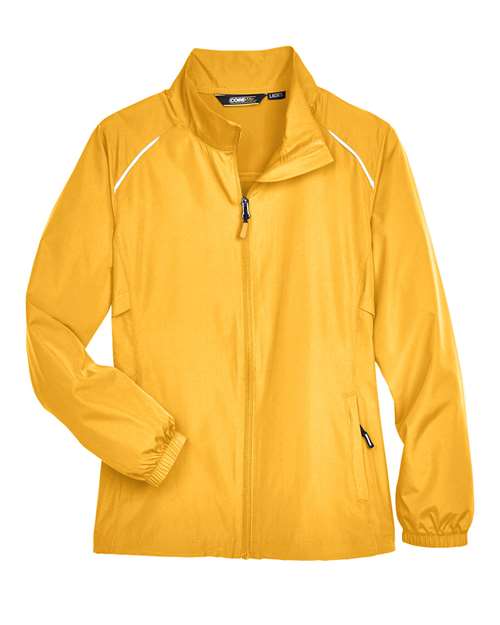 Load image into Gallery viewer, CORE365 78183 Women's Techno Lite Motivate Unlined Lightweight Jacket - Campus Gold