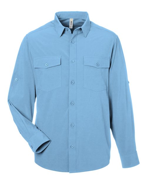 Load image into Gallery viewer, CORE365 CE510L Men's Ultra UVP® Marina Shirt - Columbia Blue