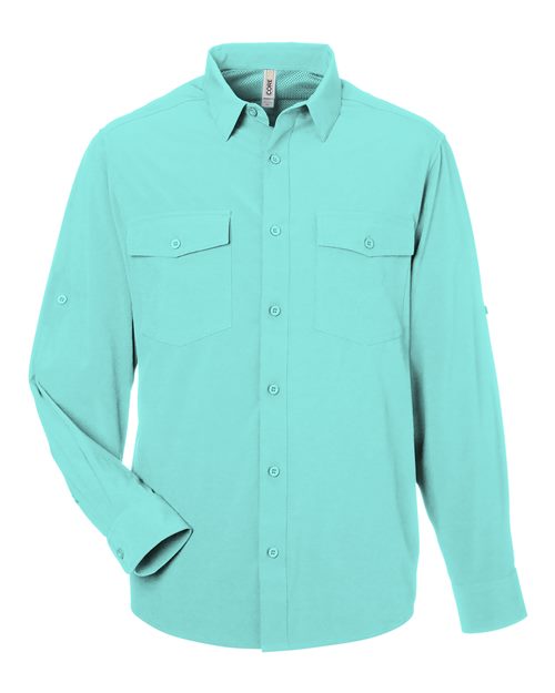 Load image into Gallery viewer, CORE365 CE510L Men's Ultra UVP® Marina Shirt - Sea Glass