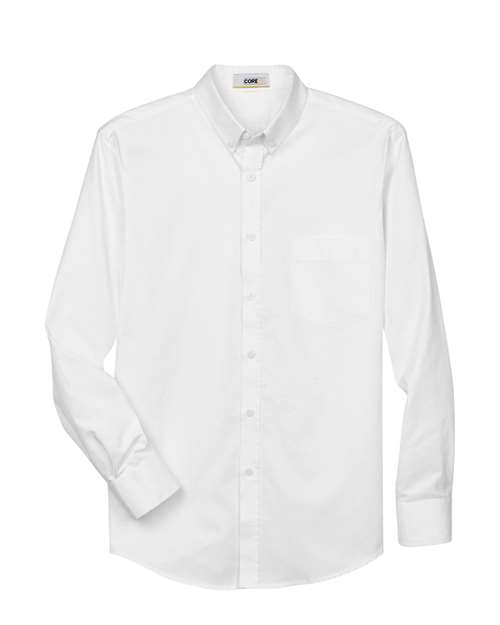 Load image into Gallery viewer, CORE365 88193 Men's Operate Twill Dress Shirt - White