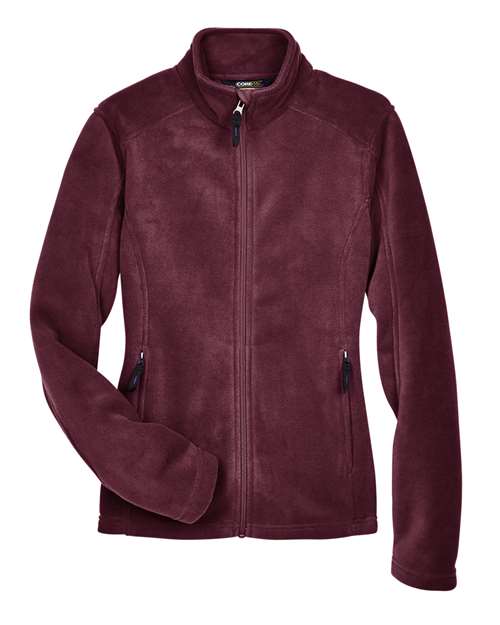 Load image into Gallery viewer, CORE365 78190 Women's Journey Fleece Jacket - Burgundy