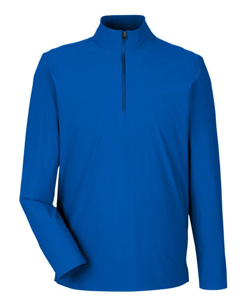Load image into Gallery viewer, Devon & Jones DG410 Men's CrownLux Performance® Windsor Welded Quarter-Zip Pullover - French Blue