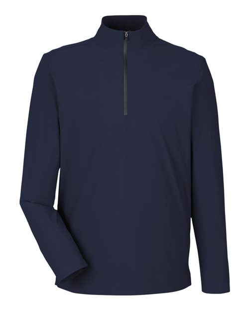 Load image into Gallery viewer, Devon & Jones DG410 Men's CrownLux Performance® Windsor Welded Quarter-Zip Pullover - Navy