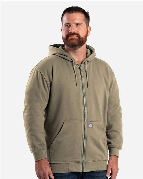 Load image into Gallery viewer, Berne Apparel SZ101 Men's Heritage Thermal Lined Hooded Sweatshirt - Alpine Green