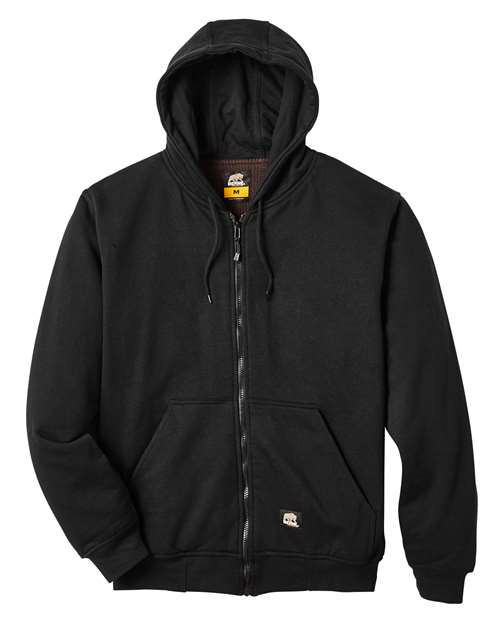 Load image into Gallery viewer, Berne Apparel SZ101 Men's Heritage Thermal Lined Hooded Sweatshirt - Black