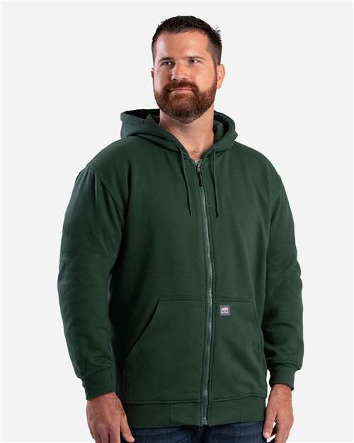 Load image into Gallery viewer, Berne Apparel SZ101 Men's Heritage Thermal Lined Hooded Sweatshirt - Green