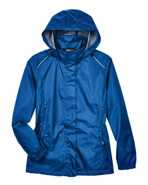 Load image into Gallery viewer, CORE365 78185 Women's Climate Seam-Sealed Lightweight Variegated Ripstop Jacket - True Royal
