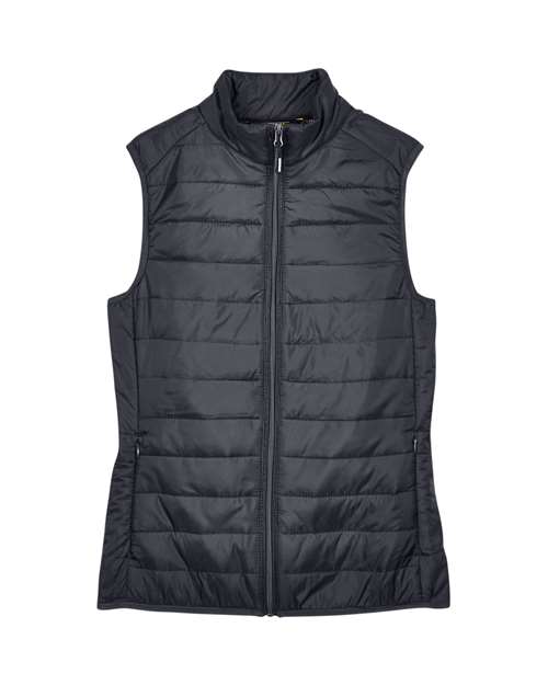 Load image into Gallery viewer, CORE365 CE702W Women's Prevail Packable Puffer Vest - Carbon