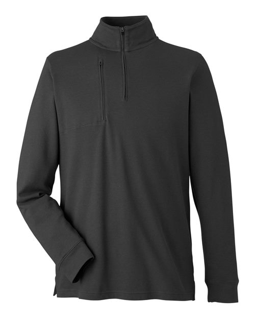 Load image into Gallery viewer, Devon & Jones DG400 Men's New Classics® Performance Quarter-Zip Pullover - Black