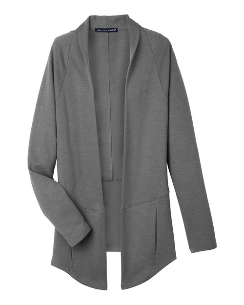 Load image into Gallery viewer, Devon & Jones DG481W Women's New Classics® Charleston Cardigan - Graphite Melange