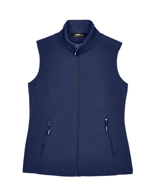 Load image into Gallery viewer, CORE365 CE701W Women's Cruise Two-Layer Fleece Bonded Soft Shell Vest - Classic Navy