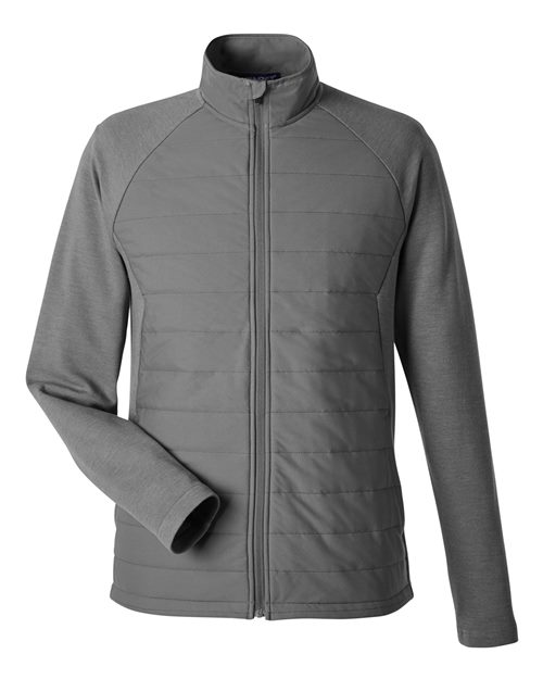 Load image into Gallery viewer, Devon & Jones DG704 Men's New Classics® Charleston Hybrid Jacket - Graphite Melange/ Graphite