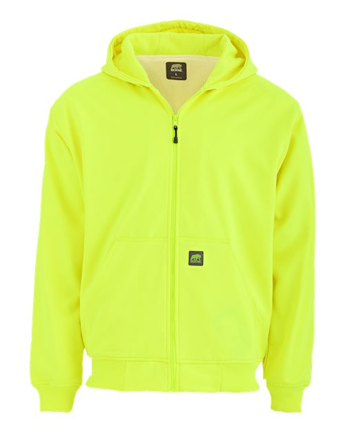 Load image into Gallery viewer, Berne Apparel HVF101 Men's Heritage Thermal-Lined Full-Zip Hooded Sweatshirt - Yellow