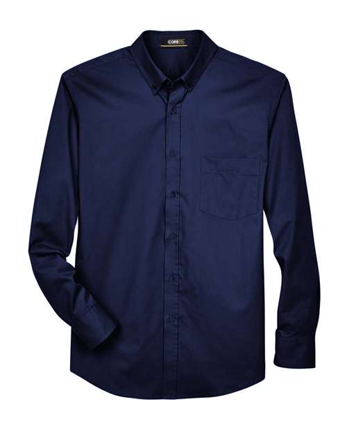 Load image into Gallery viewer, CORE365 88193T Men's Tall Operate Twill Dress Shirt - Classic Navy