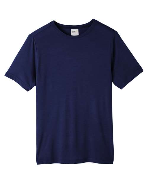 Load image into Gallery viewer, CORE365 CE111T Unisex Tall Fusion ChromaSoft™ Performance T-Shirt - Classic Navy