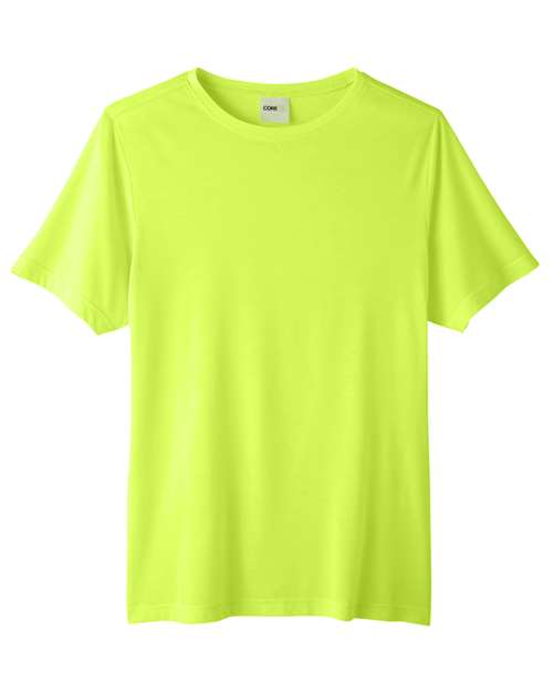 Load image into Gallery viewer, CORE365 CE111T Unisex Tall Fusion ChromaSoft™ Performance T-Shirt - Safety Yellow