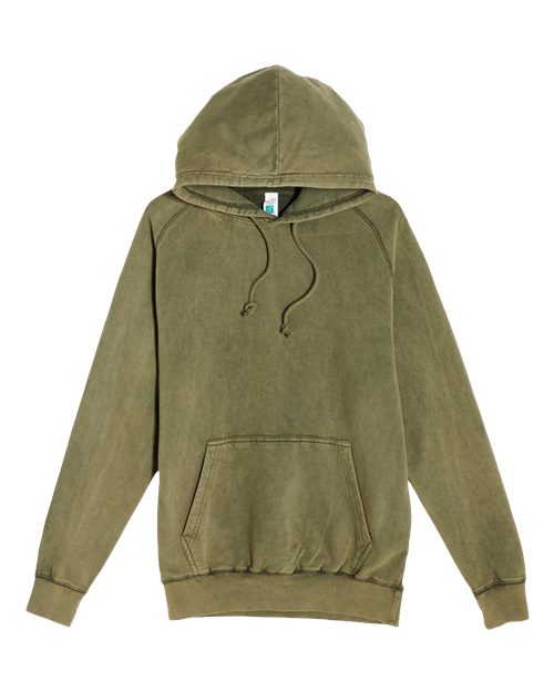 Load image into Gallery viewer, Lane Seven LST004 Unisex Vintage Raglan Hoodie Sweatshirt - Vintage Olive