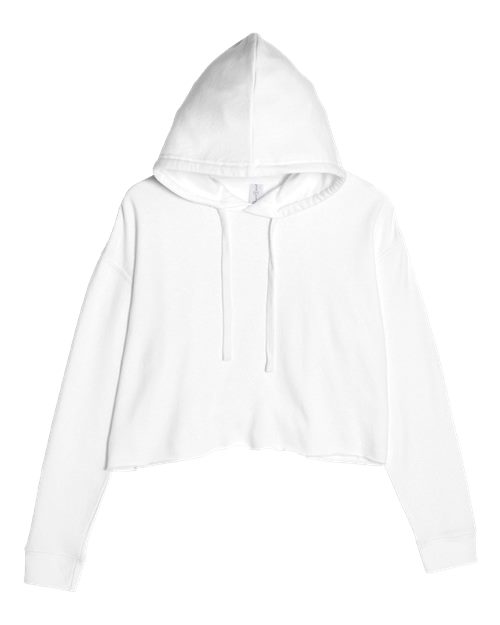 Load image into Gallery viewer, Lane Seven LS12000 Women's Cropped Hoodie Sweatshirt - White