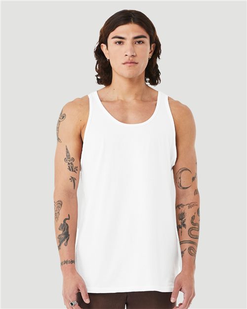 Load image into Gallery viewer, Unisex Heather CVC Tank — blank tank top for DTF printing