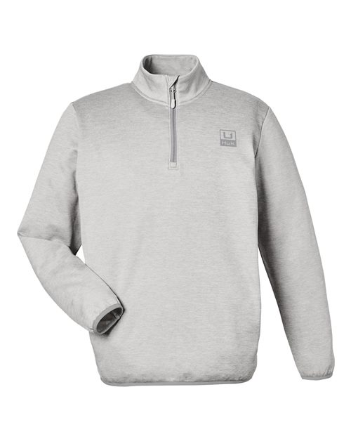 Load image into Gallery viewer, HUK H130098 Men's Coldfront+ Quarter-Zip Pullover - Harbor Mist Heather