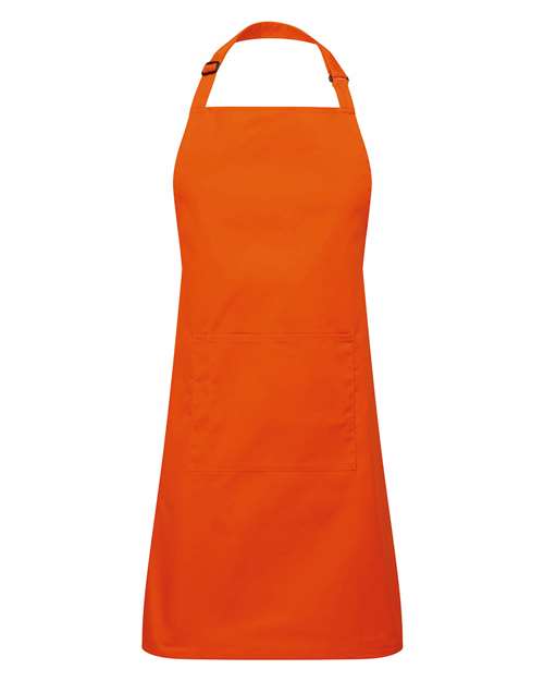 Load image into Gallery viewer, Artisan Collection by Reprime RP154 Recycled Pocket Bib Apron - Orange