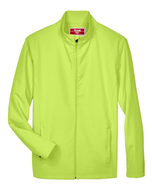 Load image into Gallery viewer, Team 365 TT80 Men's Leader Soft Shell Jacket - Safety Yellow