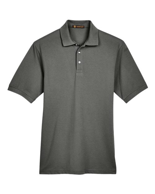 Load image into Gallery viewer, Harriton M265 Men's Easy Blend™ Polo - Charcoal
