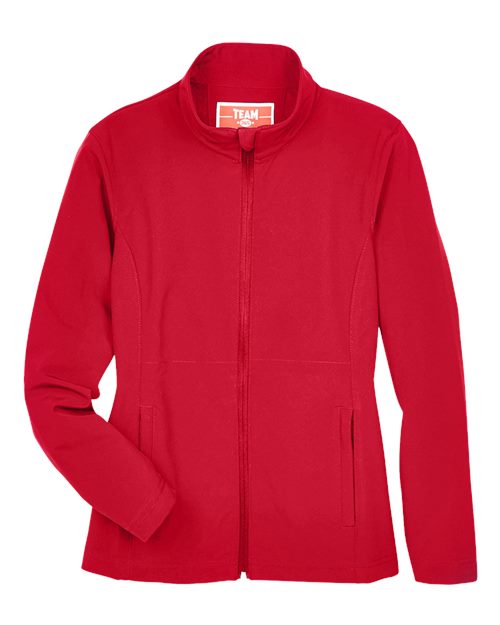 Load image into Gallery viewer, Team 365 TT80W Women's Leader Soft Shell Jacket - Sport Red