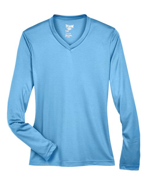 Load image into Gallery viewer, Team 365 TT11WL Women's Zone Performance Long Sleeve T-Shirt - Sport Light Blue