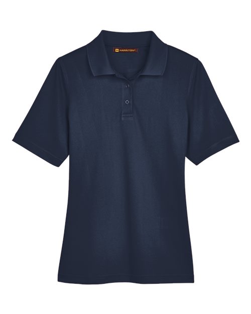 Load image into Gallery viewer, Harriton M348W Women's Advantage Snag Protection Plus Polo - Dark Navy
