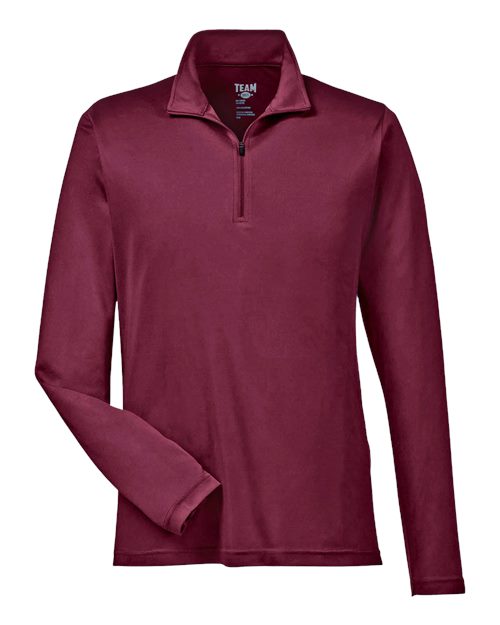 Load image into Gallery viewer, Team 365 TT31 Men's Zone Performance Quarter-Zip Pullover - Sport Maroon