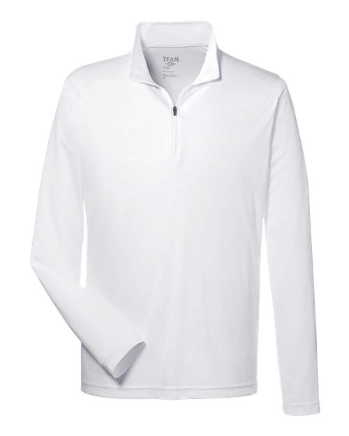 Load image into Gallery viewer, Team 365 TT31 Men's Zone Performance Quarter-Zip Pullover - White