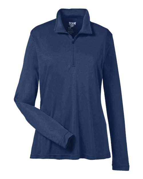 Load image into Gallery viewer, Team 365 TT31W Women's Zone Performance Quarter-Zip Pullover - Sport Dark Navy