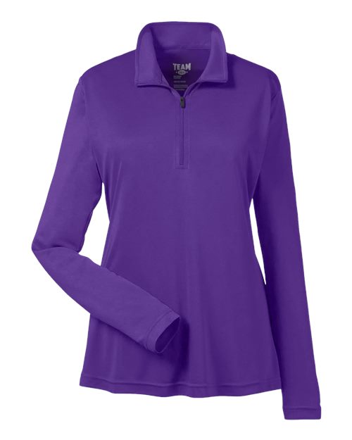 Load image into Gallery viewer, Team 365 TT31W Women's Zone Performance Quarter-Zip Pullover - Sport Purple