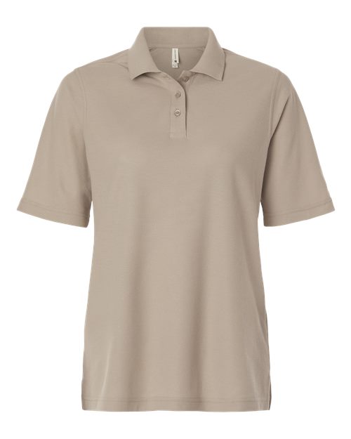 Load image into Gallery viewer, Harriton M105W Women's Maverick CVC Pique Polo - Khaki