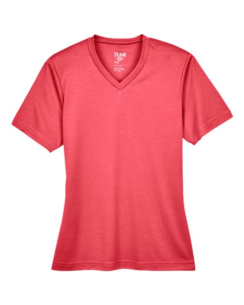 Load image into Gallery viewer, Team 365 TT11HW Women's Sonic Heather Performance T-Shirt - Sport Red Heather