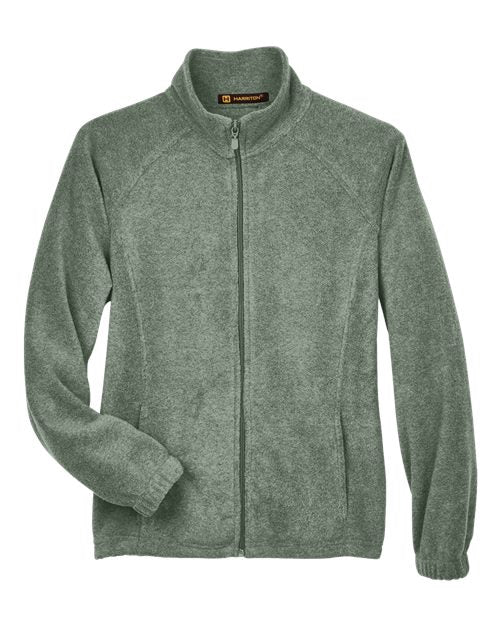 Load image into Gallery viewer, Harriton M990W Women's Full-Zip Fleece - Dill