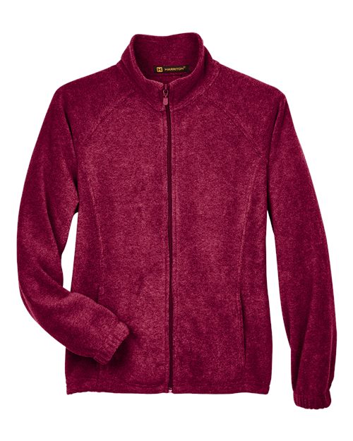 Load image into Gallery viewer, Harriton M990W Women's Full-Zip Fleece - Wine
