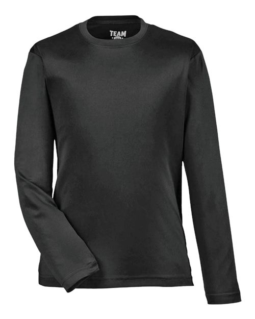 Load image into Gallery viewer, Team 365 TT11YL Youth Zone Performance Long Sleeve T-Shirt - Black
