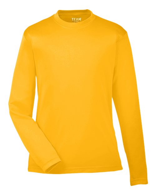 Load image into Gallery viewer, Team 365 TT11YL Youth Zone Performance Long Sleeve T-Shirt - Sport Athletic Gold