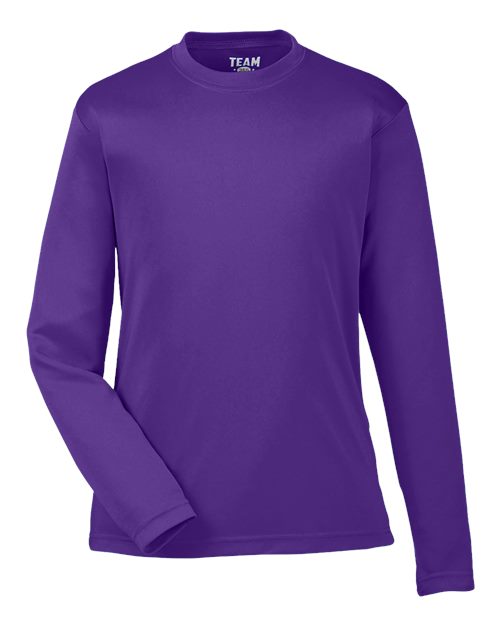 Load image into Gallery viewer, Team 365 TT11YL Youth Zone Performance Long Sleeve T-Shirt - Sport Purple