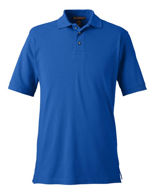 Load image into Gallery viewer, Harriton M200 Men's Pique Polo - True Royal