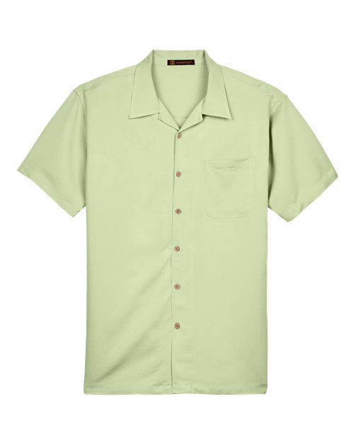 Load image into Gallery viewer, Harriton M570 Men's Bahama Cord Camp Shirt - Green Mist
