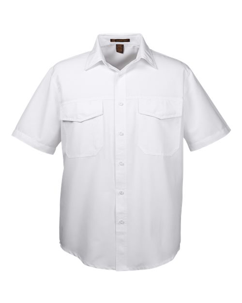 Load image into Gallery viewer, Harriton M580 Men's Key West Short Sleeve Performance Staff Shirt - White