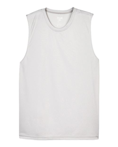 Load image into Gallery viewer, Team 365 TT11M Men's Zone Performance Muscle T-Shirt - Sport Silver