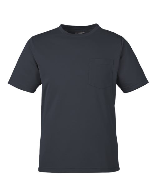 Load image into Gallery viewer, Harriton M118 Unisex Charge Snag and Soil Protect T-Shirt - Dark Charcoal