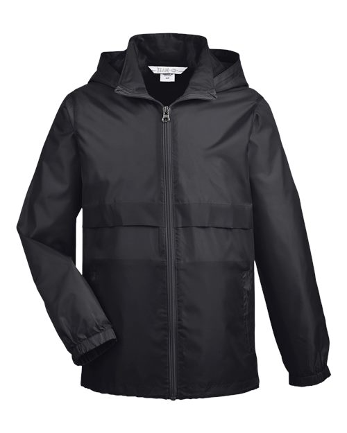 Load image into Gallery viewer, Team 365 TT73Y Youth Zone Protect Lightweight Jacket - Black